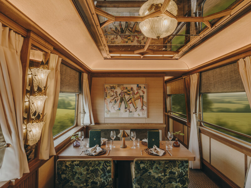移動藝廊上路！英國Britannic Explorer豪華臥鋪列車：18節車廂打造沉浸式奢華慢旅