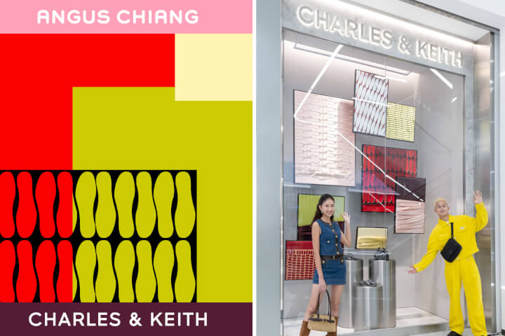 CHARLES & KEITH攜手台灣時尚設計師江奕勳，以回收布料打造話題裝置藝術