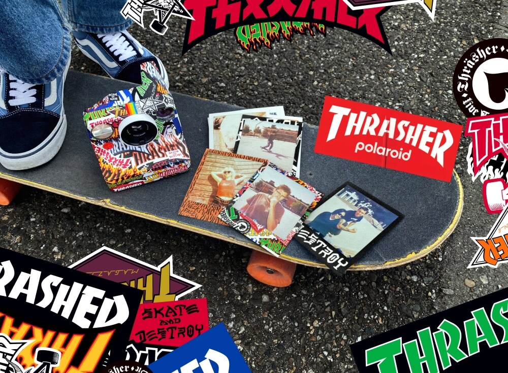 Polaroid × Thrasher 聯名限量上市！拍立得相機融合滑板文化，掀起真實攝影復古潮流