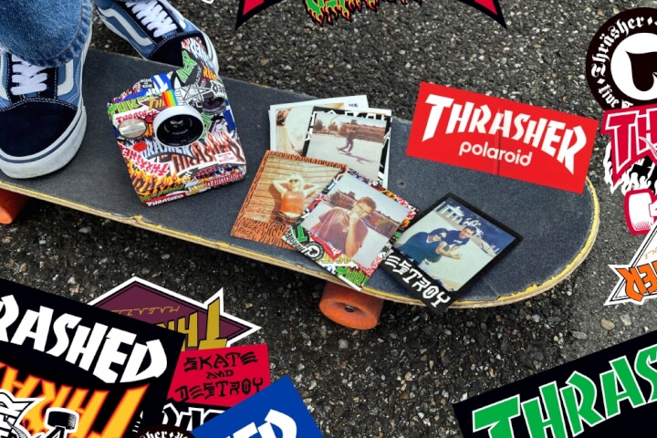 Polaroid × Thrasher 聯名限量上市！拍立得相機融合滑板文化，掀起真實攝影復古潮流