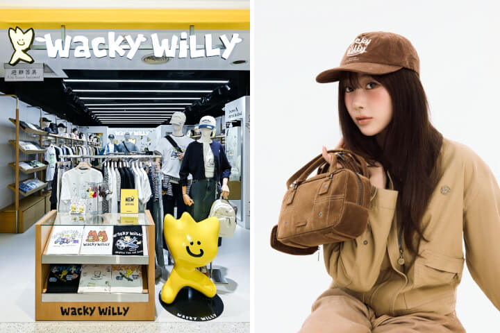 韓國潮牌Wacky WiLLY台灣首店開幕：從學院風到休閒丹寧，打造多樣日常時尚