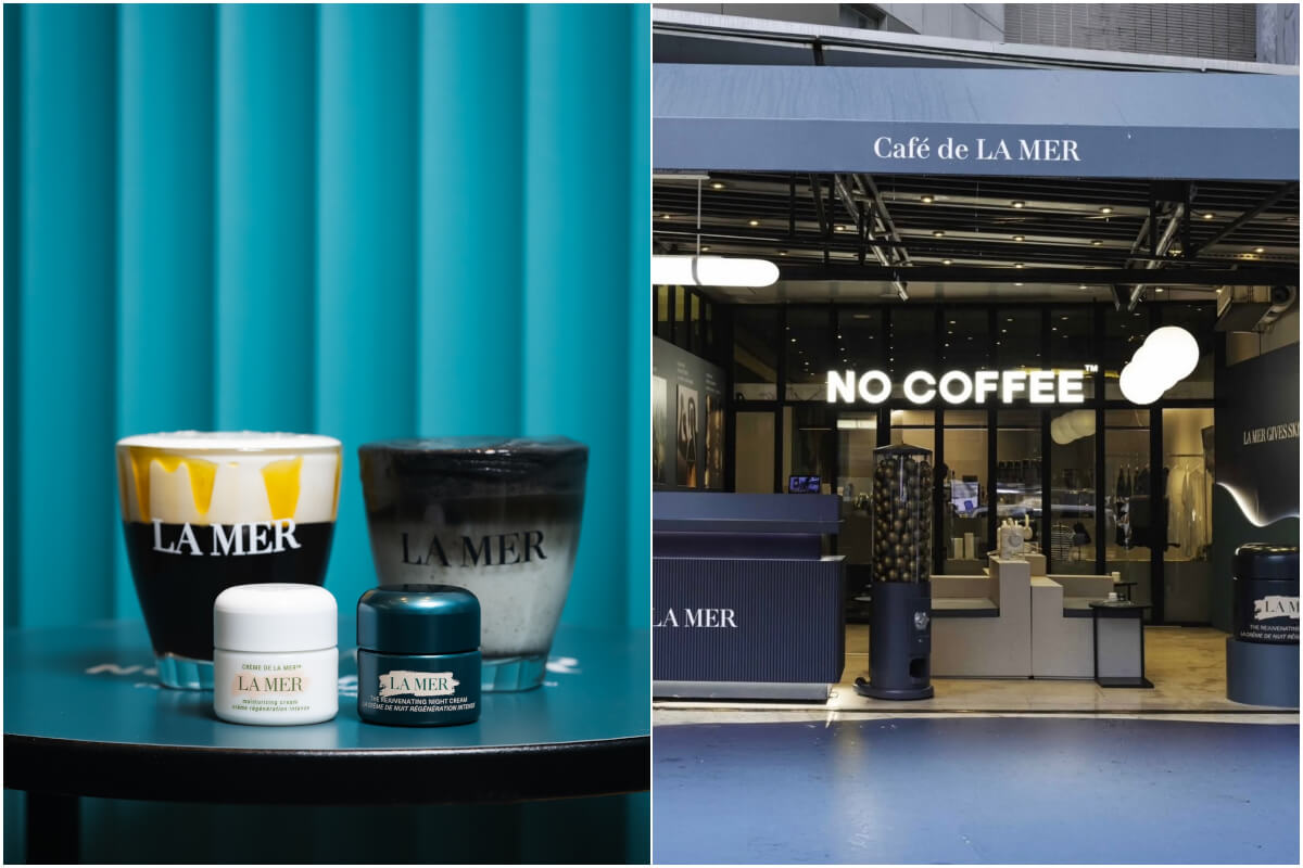 海洋拉娜「Café de La Mer」快閃咖啡廳，攜手NO COFFEE打造乳霜五感極致體驗