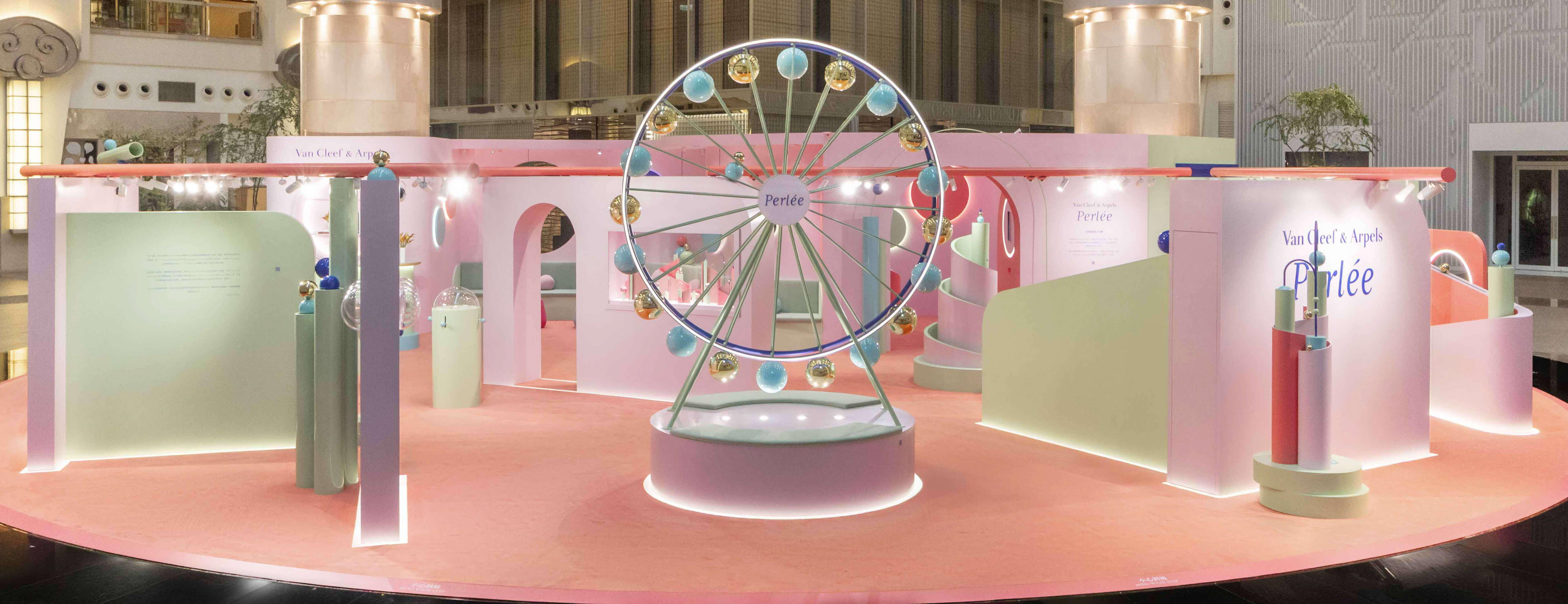 金珠旋轉的夢境——梵克雅寶在台北101打造Perlée限時體驗空間