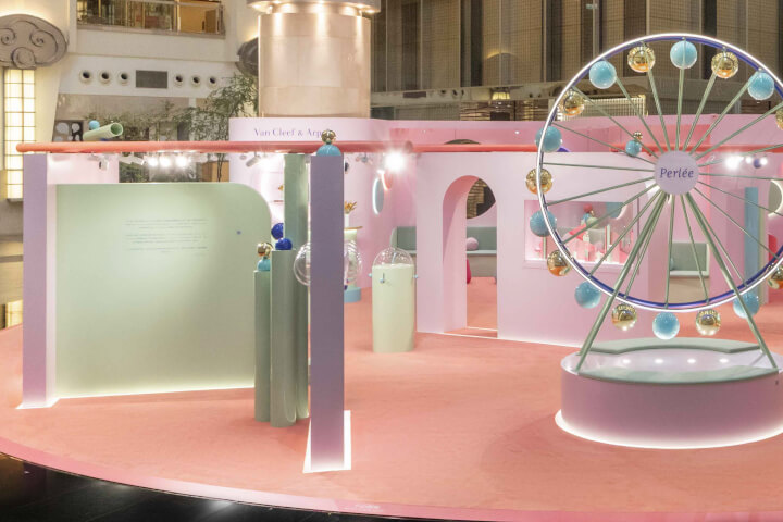 金珠旋轉的夢境——梵克雅寶在台北101打造Perlée限時體驗空間