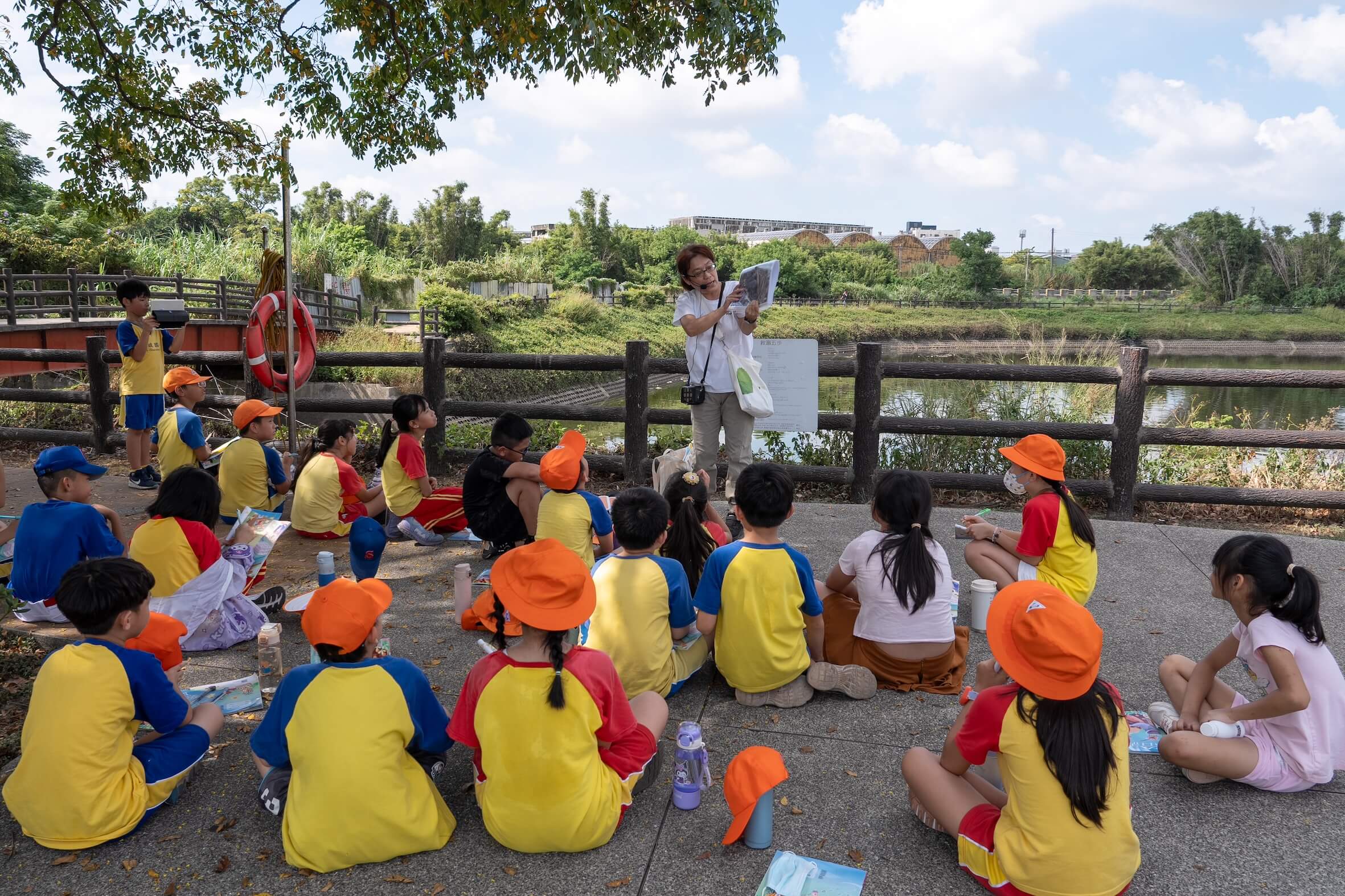 社區就是教室！桃園文化局創新教育計畫——走讀市場、埤塘、廟埕，12校師生打造互動社區教室