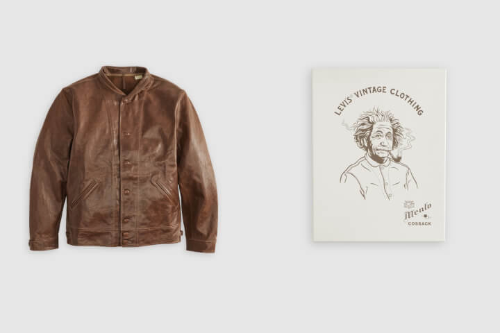 愛因斯坦最愛穿的皮衣！Levi’s Menlo Cossack皮夾克正式在台販售