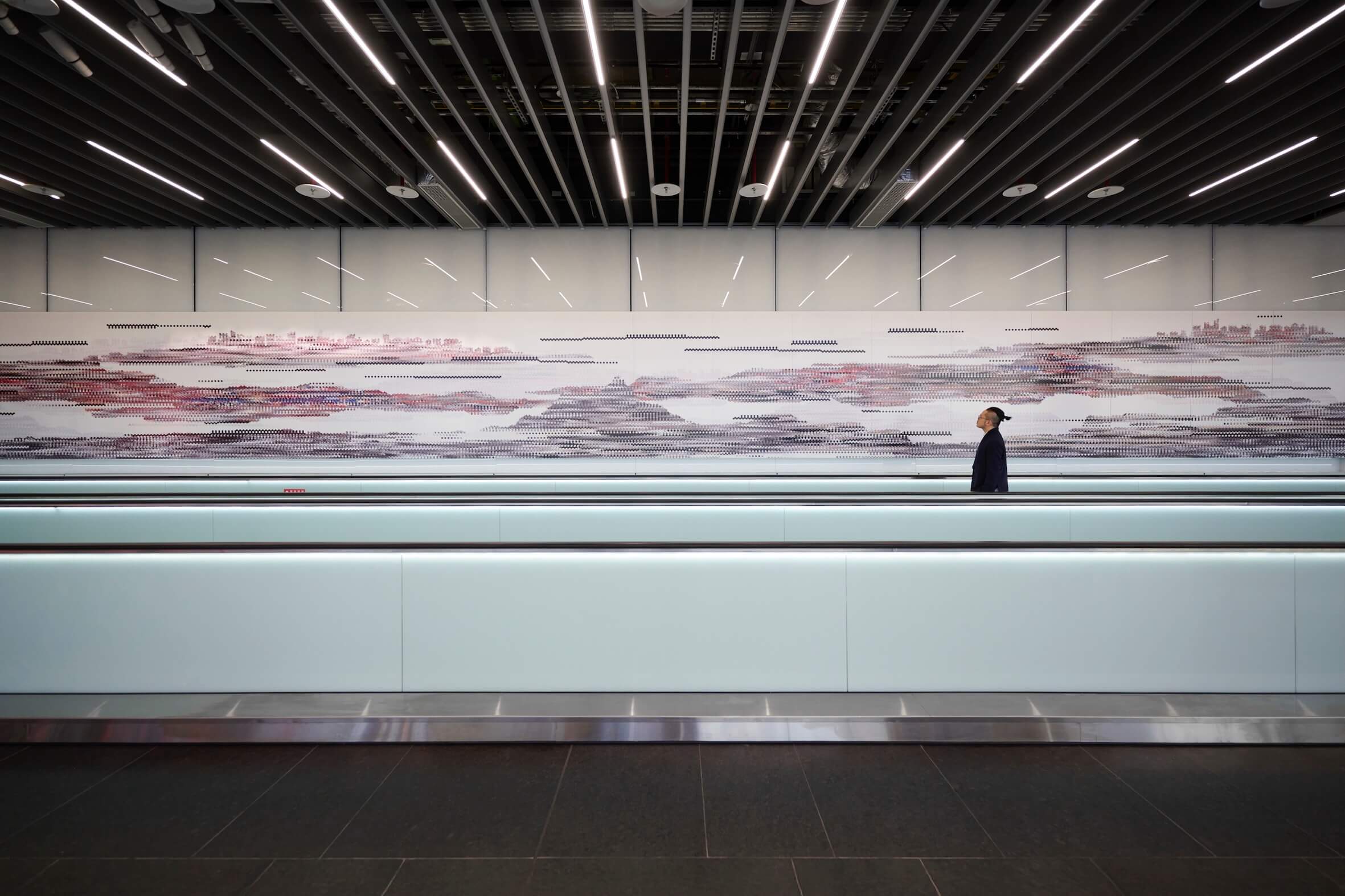 桃園機場第三航廈公共藝術登場：《國境之門・島嶼寓言》7件作品,〈山樂天光〉〈天際浮影〉搶先亮相