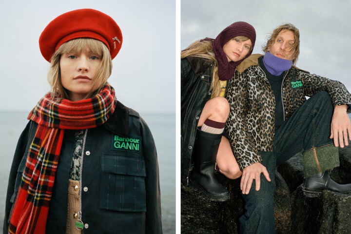 Barbour x GANNI再次攜手合作，豹紋圖騰、橄欖綠色調如何為英國品牌製造新亮點？