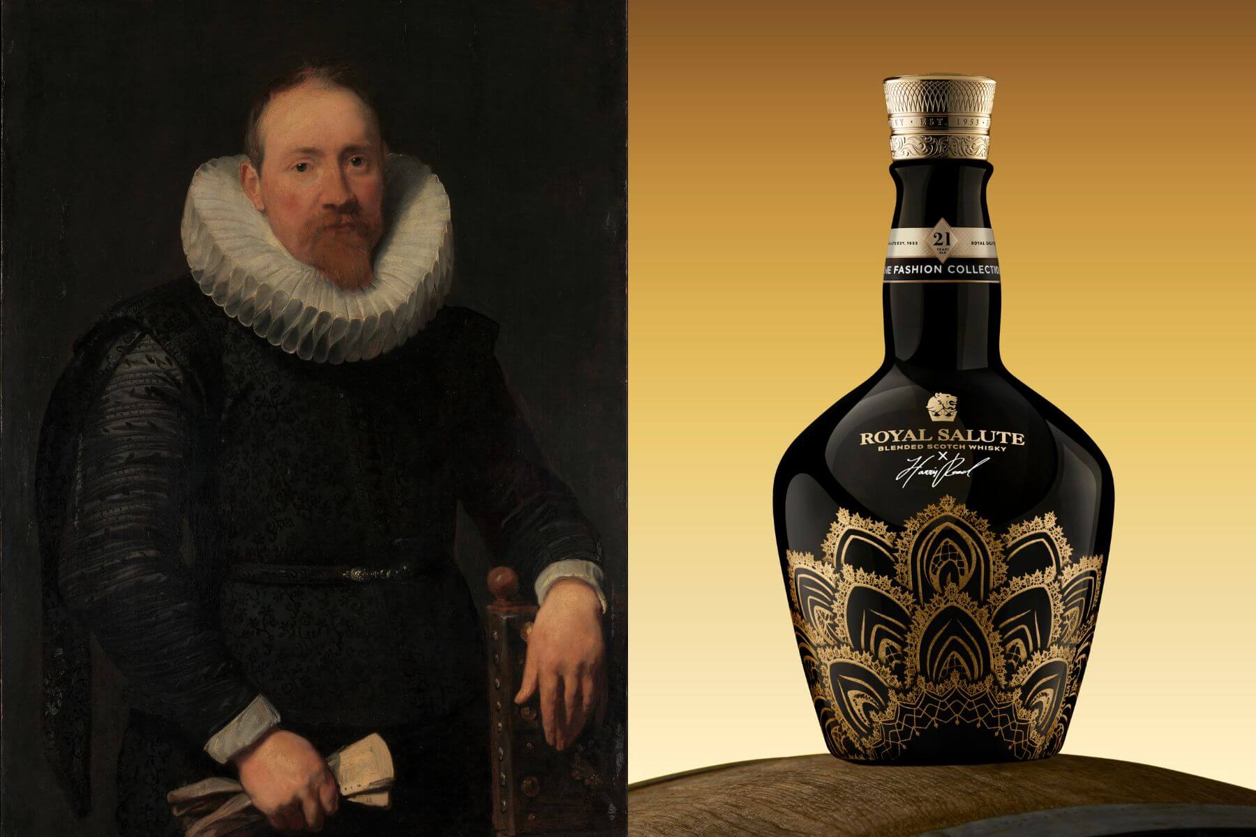 白領與金冠：皇家禮炮21年王者之冠限定版，重譯消失400年時尚美學