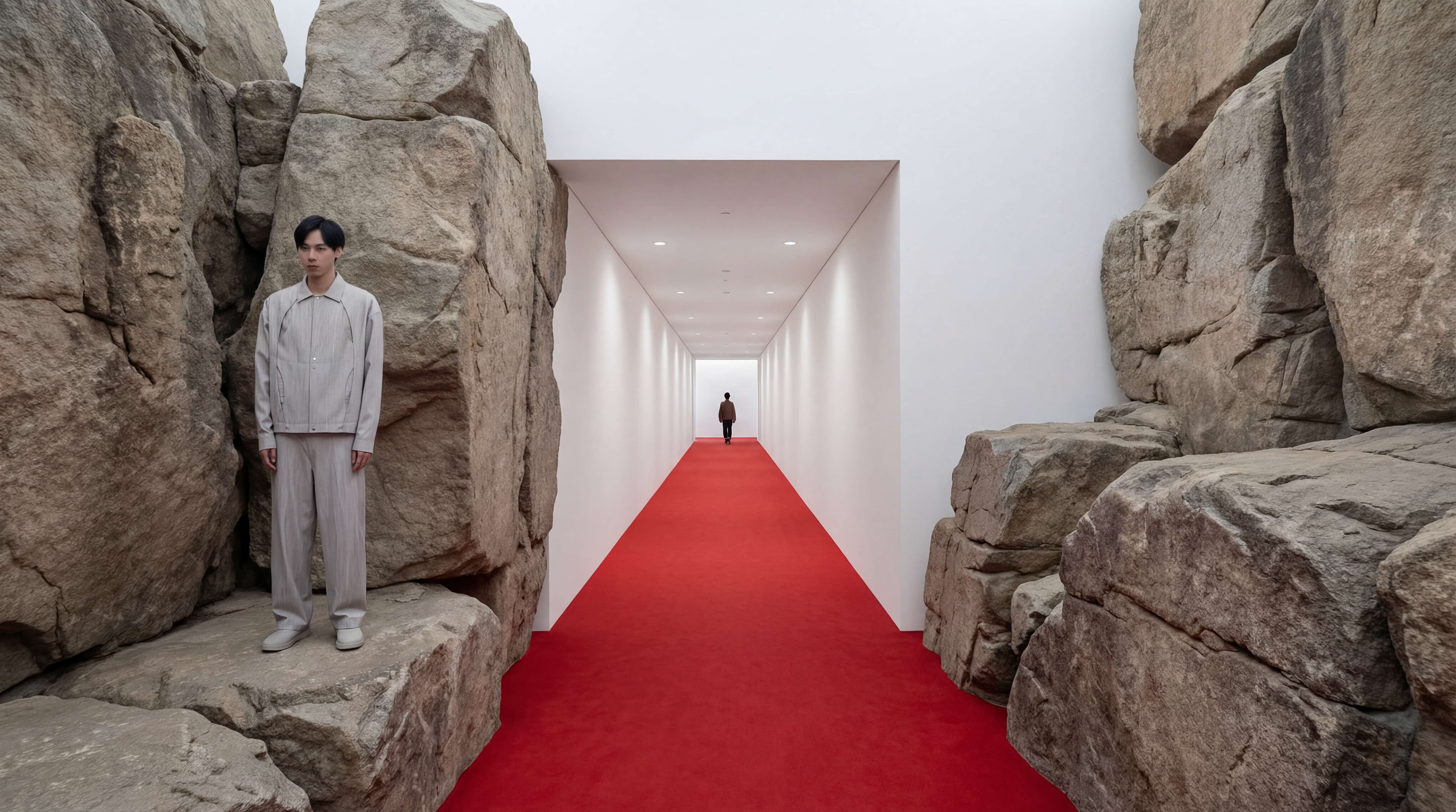 oqLiq 26AW 倫敦時裝週：當服裝進入建築的結構時代，《INTERLACE：Constructed Cosmos》以虛擬場域重寫空間與身體的關係