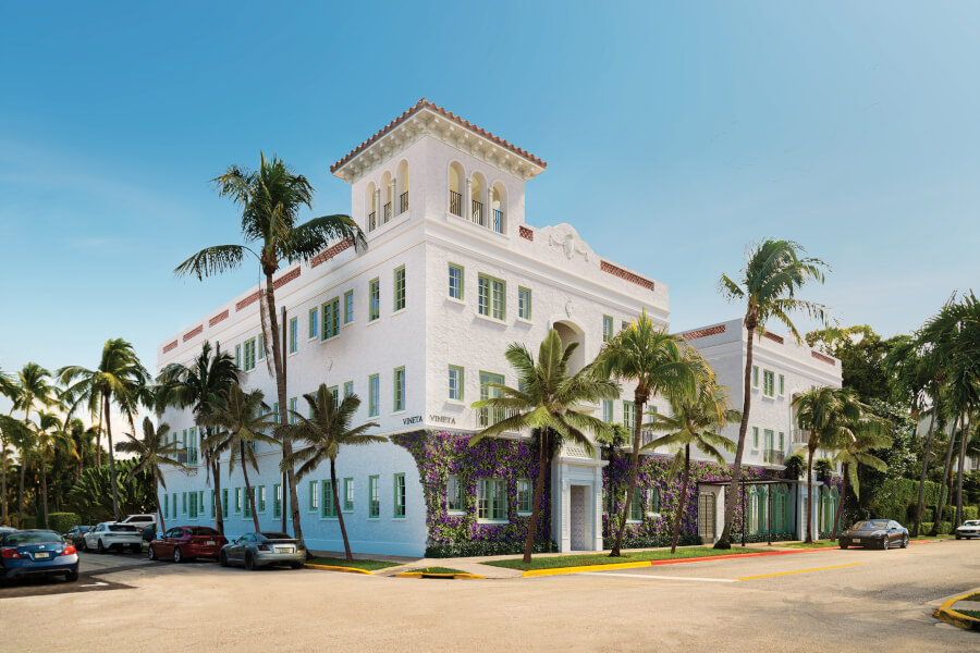 費茲傑羅筆下的蔚藍海岸，出現在棕櫚灘！The Vineta Hotel 開幕，歐特家飯店集團首度登陸美洲