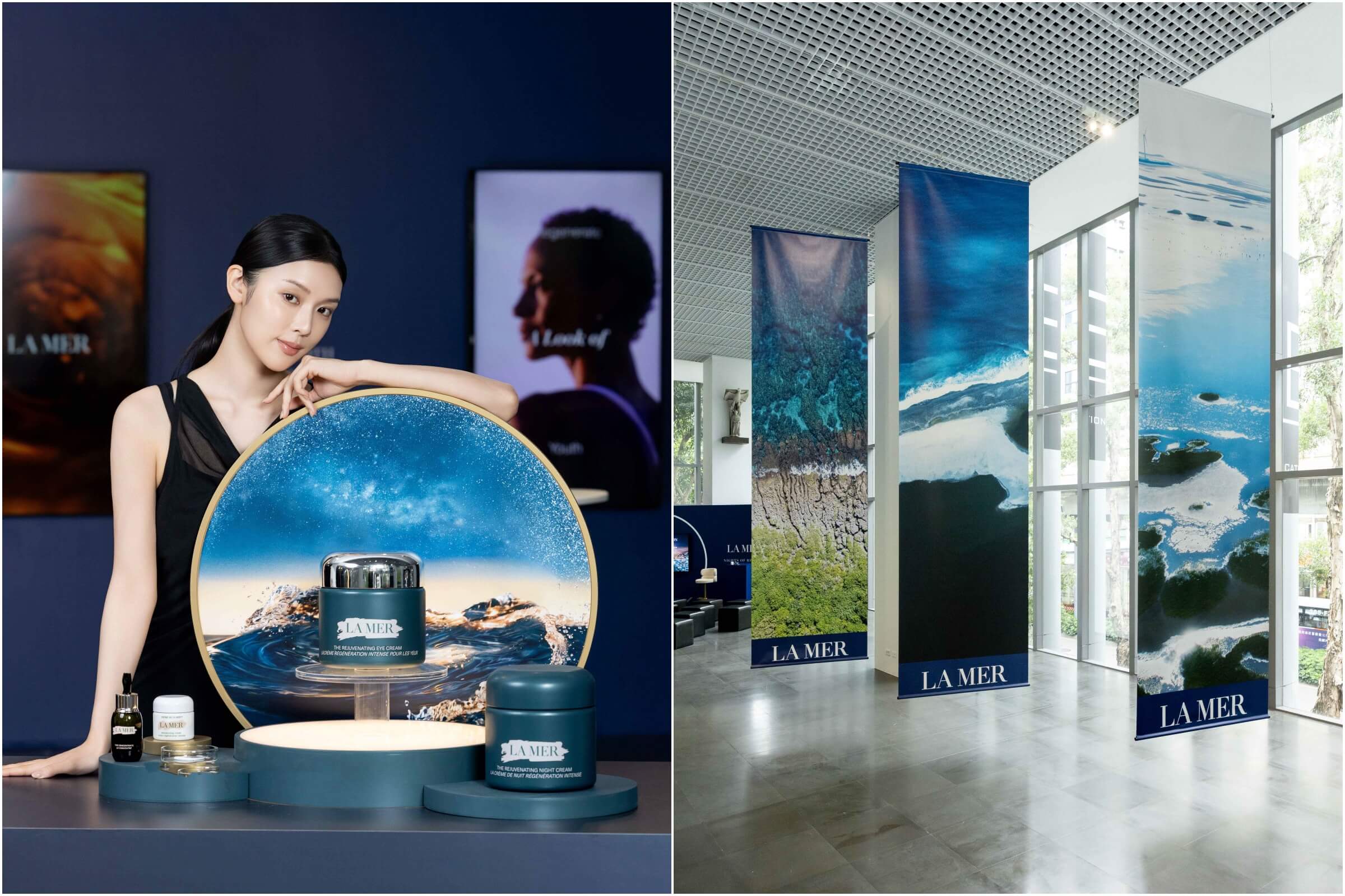 La Mer全新「超能活膚電眼霜」登場，攜手齊柏林海洋影像於北師美術館打造沉浸式展覽