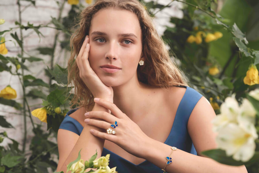 梵克雅寶 lucy spring 全新系列，將蝴蝶化為雋永浪漫的珠寶美學