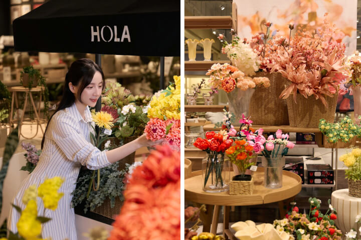 HOLA春季限定「花日Marché」，新品異材質美學勾勒居家的浪漫