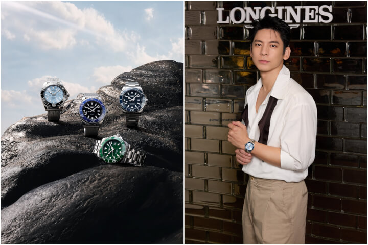 浪琴表全新 HYDROCONQUEST 深海征服者系列登場，品牌好友林柏宏現身詮釋動靜平衡新時尚
