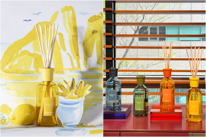 CULTI MILANO推出Mediterranea薑橙辛香擴香！COLOURS色彩系列第六款香氣亮相