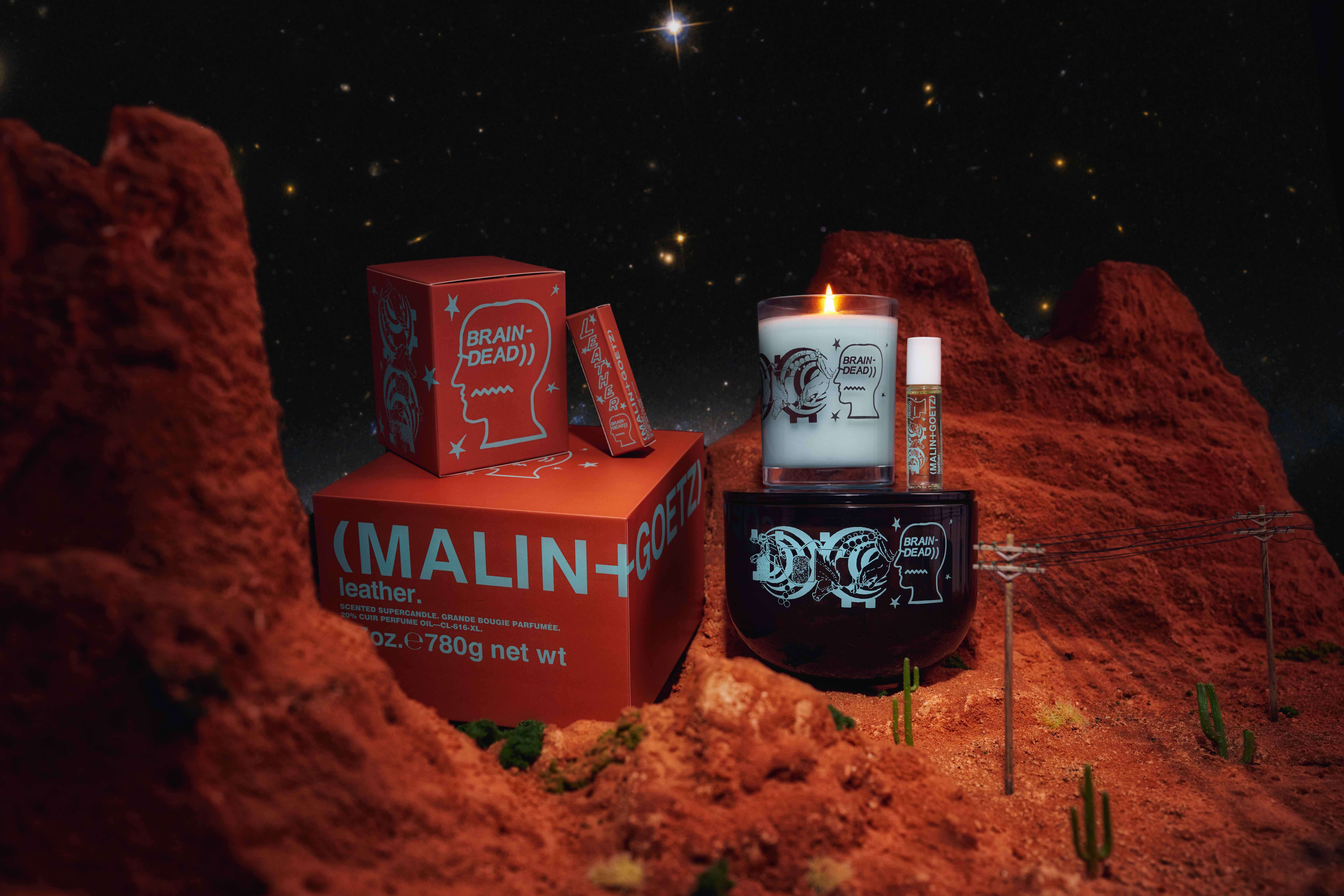 從古著皮衣到香氛記憶：(MALIN+GOETZ) x BRAIN DEAD限量登場！