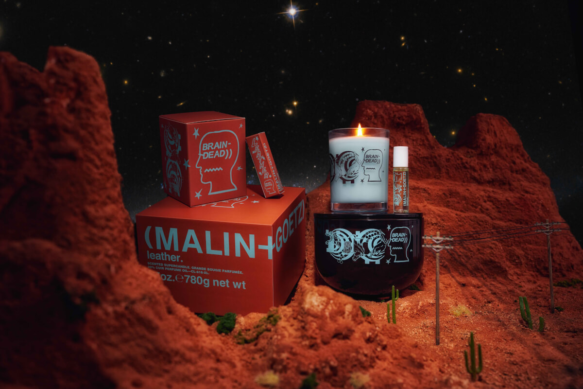 從古著皮衣到香氛記憶：(MALIN+GOETZ) x BRAIN DEAD限量登場！
