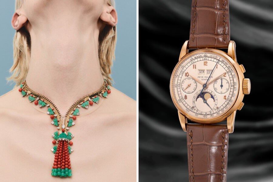 重量級拍賣品現身拍賣市場：歐洲貴族珍藏歷史珠寶、百達翡麗2499第一代玫瑰金腕錶之外，還有哪些值得關注？