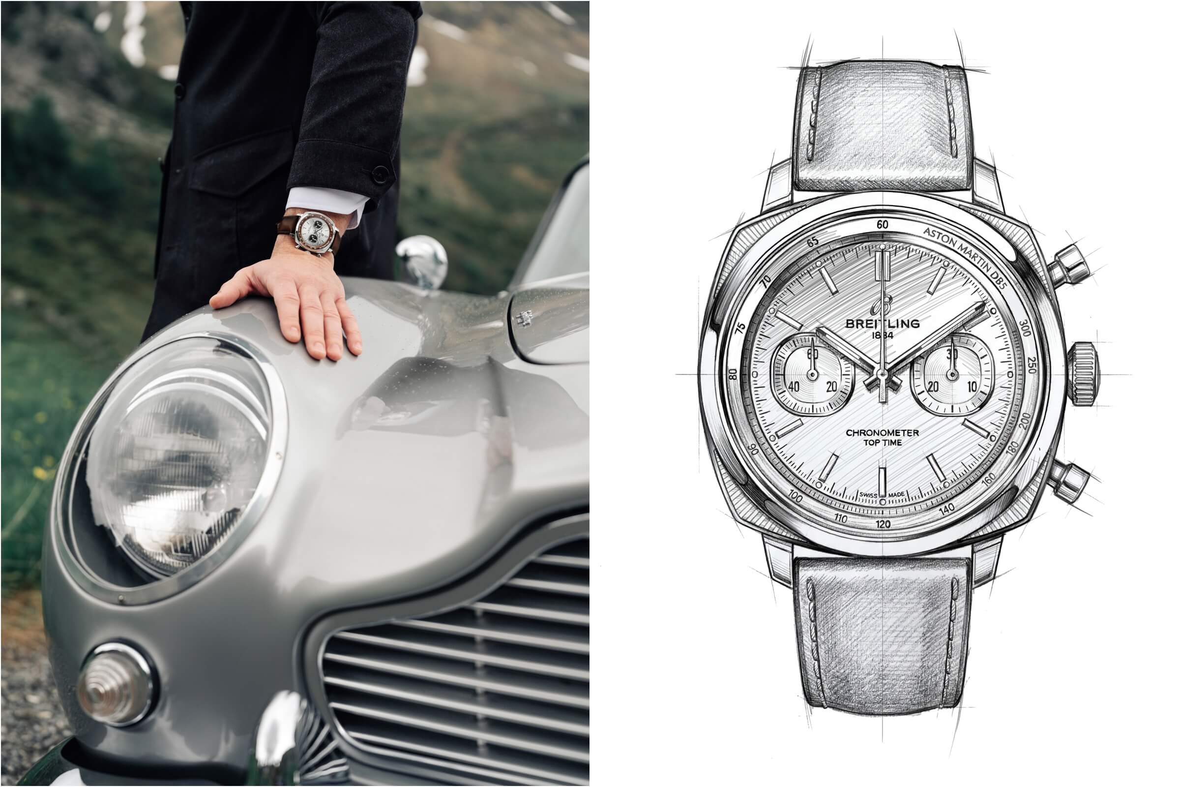 Breitling攜手Aston Martin，以Top Time B01 Chronograph 41向傳奇DB5致敬
