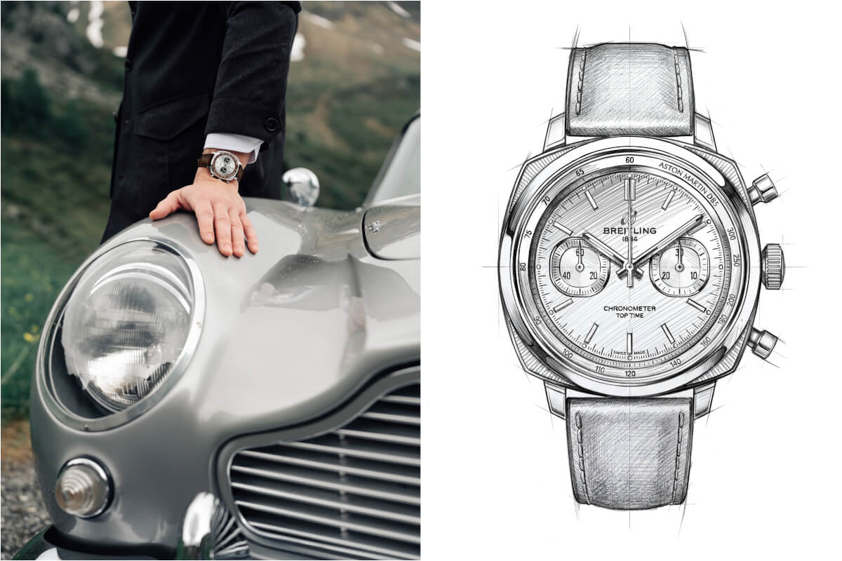 Breitling攜手Aston Martin，以Top Time B01 Chronograph 41向傳奇DB5致敬