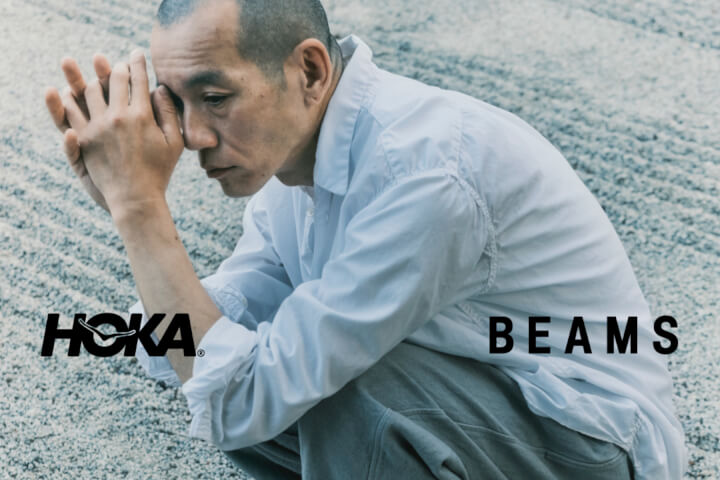 慶祝 BEAMS 50 周年！HOKA 首度攜手 BEAMS 推出首款聯名鞋款『Bondi 7 BEAMS』