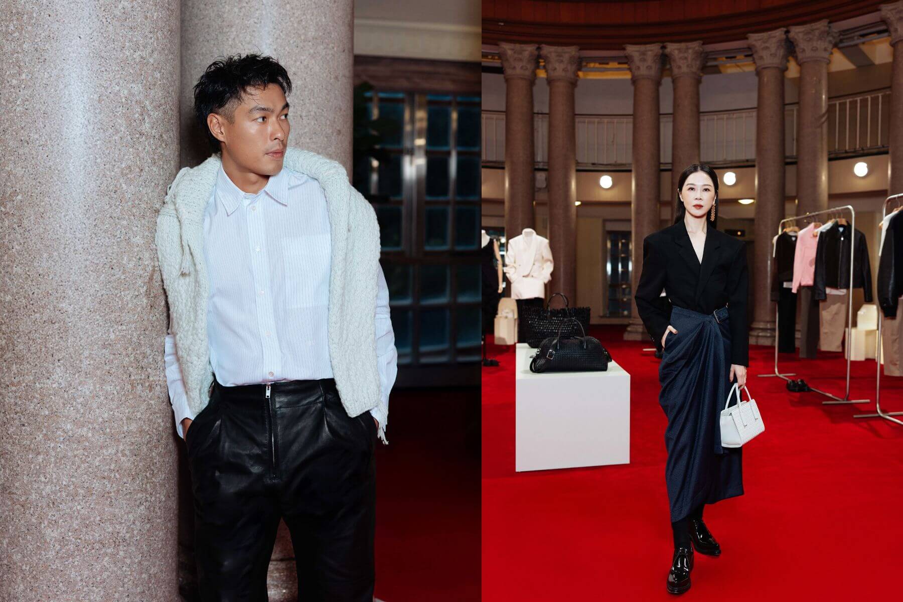 楊祐寧、謝盈萱現身大同大學音樂廳！Bottega Veneta 2026 秋冬發表重現米蘭秀場：以擬真皮草工藝重構當代風格