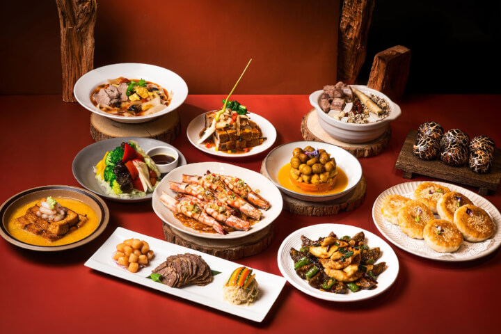 米其林推薦板橋凱撒家宴中餐廳全新「秋食令」！台灣旬味×陝西麵藝打造秋季桌宴