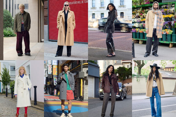 當經典風衣走進四大城市的街頭：Burberry 全新「170 週年：風采映像」，如何用 10 款外套記錄 170 位人物的日常姿態？
