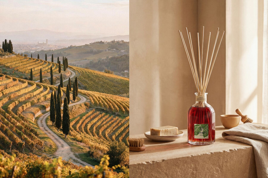 把托斯卡尼的陽光裝進瓶裡：Vranjes Firenze 全新「嫣紅無花果」，如何用香氣與蝕刻工藝重現佛羅倫斯的日常生活？